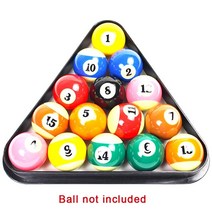 미니 당구대 가정용 포켓볼 당구 액세서리 당구 장비 삼각대 액세서리 플라스틱 8 볼 풀 당구 테이블 랙 삼각형 랙 표준 크기