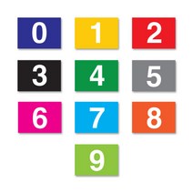 숫자띠라벨-창원(필름지) 도서관 도서분류 숫자 스티커, 4 자연과학
