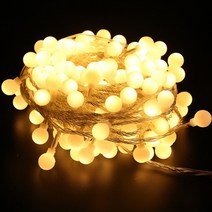 LED 앵두전구 알전구 캠핑 텐트 리모컨 스트링라이트, 리모트 앵두전구 80구 10m [USB], 투명 버블 화이트