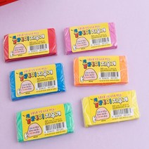 나성 1000 클레이 지우개 찰흙 점토 만들기 장난감, 랜덤