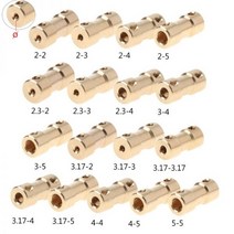 2-5mm 모터 구리 샤프트 ​​커플 링 커플러 커넥터 슬리브 어댑터 미국, 2-4mm