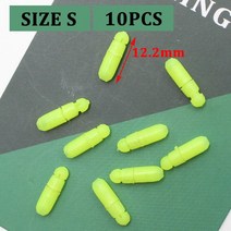 낚시태클박스 에기케이스 낚시소품케이스 10PCS 잉어 낚시 액세서리 폴 탄성 커넥터 일치 장대 태클 거친, S-노랑