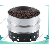 볶는 기계 커피 콩 로스팅 머신 자동 조리기 볶음기, 하단 메쉬 블랙 110V 350g 단일 레이어
