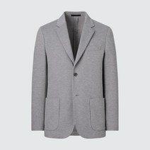 유니클로 남자 자켓 그레이 은행원 회사원 컴포트 2B 재킷