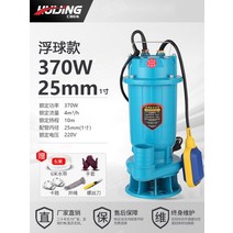 워터펌프 잠수형 수중 모터 양수 관개 전지 워터 펌핑 220V 380V 잠수정, R 370W 플로트 하수 펌프 1 인치 전압 220v