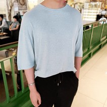 클라쓰업 / 티셔츠 린넨 텐셀 오버반팔티 - 7color