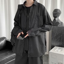 남자 긴팔 와이셔츠 남방캐주얼 봄옷 옷코디 오버핏