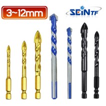 세인티에프 타일 유리 기리 비트 드릴 타공 멀티 컨스트럭션, 선택01. 유리드릴(나선형), 12mm, 1개