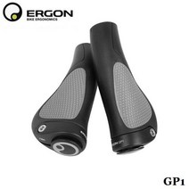 ERGON 인체 공학 자전거 핸들 바 그립 GP1 GP3 GP5 산악 확장 엔드 잠글 수있는 마운트 고무, GP1 Bike Grips