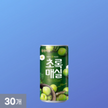 웅진 초록매실 180mL 30캔