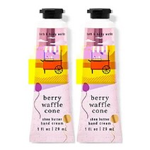 배스앤바디웍스 샴페인 토스트 핸드크림 시어버터 30ml 2팩, 베리 와플 콘