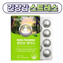 테아닌 스트레스 영양제 수험생 집중력 30정 긴장완화 수면부족 청소년 학생 직장인 여성 남성