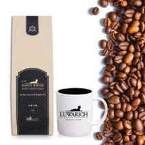 1+1인도네시아 루와리치 발효 루왁커피 홀빈 200g 루왁커피 사향고양이 르왁커피 고양이똥, [_홀빈200g+머그잔_], [_상품선택_]