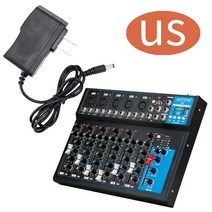 블루투스 HIFI 미니 앰프 스피커 파워 엠프 전문 f4f7 채널 믹서 usb 리버브 홈 ktv 무대 성능 라이브 네트워크 k 노래 오디오 믹싱, f7 우리