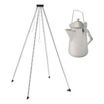 콜맨 파이어 플레이스 케틀 + 스탠드 세트 2000026788 2000021888 캠핑 주전자 화로 냄비 걸이