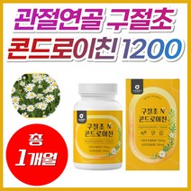 [NWC] 관절연골 구절초 보스웰리아 콘드로이친 1200 50대 60대 70대 관절영양제 무릎 허리 소리 콘도로이친 콘드레이친 콘드라이친 상어연골 손가락 손목 발목 통증 오십견, 1개, [특가] 구절초 콘드로이친 (1개월분)