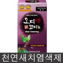 오디코디 오디코디앤 헤어컬러, 흑색, 1박스
