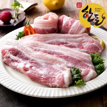 국내산 한돈 1+등급 소백산쑥돈 냉장 삼겹살 오겹살 300g 2팩 총 600g