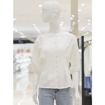 ab.f.z [ab.f.z] 벌룬7부소매브이넥블라우스 (KSW2QB39F)