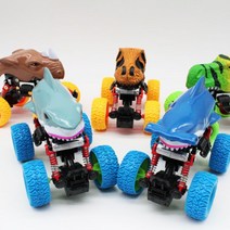 [P1D] 자동차 놀이 장난감 5종세트 공룡 상어 / 공룡장난감 공룡트럭 다이노트럭 자동차장난감 ( P1D / 99147EA ), 다이노 그린카