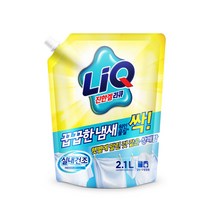 리큐 꿉꿉한 냄새 싹 실내건조 플로럴향 액체세제 리필, 2.1L, 1개