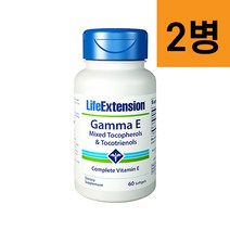 LifeExtension Life Extension 감마E 믹스 토코페놀 & 토코트리에놀 60정, 2병