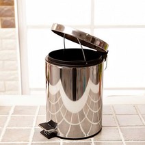 스텐 페달 휴지통 5L 쓰레기통 화장실휴지통 화장실쓰 _ 2026786EA, 본상품선택