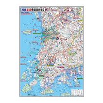 [지도코리아] 전라권 제5차 국토종합계획 60*80cm 코팅 미니 - 최신판 5차 국토 종합 개발계획도 개발 개발도 계획 계획도 전라도 전라남도 전라북도 전남 전북 지도 전도