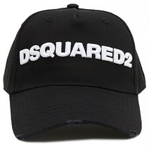 22SS 디스퀘어드 로고 자수 모자 BCM0028 블랙