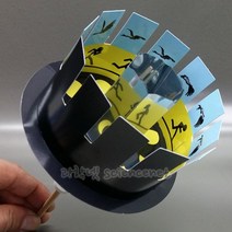과학넷 UB 움직이는그림만들기A형 멀티고급형 4인용-조트로프원리+프락시노스코프원리