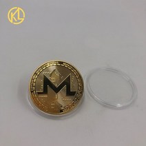 비트코인 기념주화 은화 금화 희귀동전 1 pc 단위 리플 대시 monero eos bitcoin 동전 기념품 라운드 수집가 동전 giftrt 컬렉션 컬렉션 코인, 공동 014-2