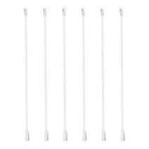 베란다 버티컬 블라인드 6pcs 베네 치안 당김 막대 투명 커튼 수직 지팡이 롤러 창