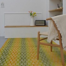 1300K 사계절 스프링 그라데이션 벨기에 비스코스 카페트 130x