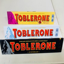 [토블론] 초콜릿 스위스 Toblerone 크런치 100g 5종, 01.밀크-100g