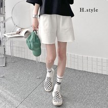 H스타일 PT 5부컷팅반바지 봄신상 밴딩팬츠