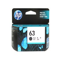 휴렉팻커드 HP No.63 잉크 표준용량 F6U62AA, 검정, 1개