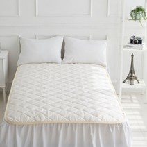 시원한 기능성 양면 아이스 냉감 여름 에어메쉬 패드 해피라이프 SS Q, 아이보리