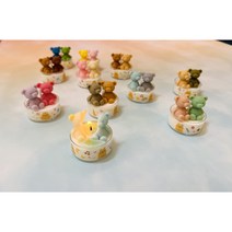 티라이트 곰돌이티라이트 돌답례품 퇴사선물 티라이트 기업홍보티라이트, 다우니에어프릴