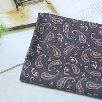 면원단 20수] 미니페이즐리_다크그레이