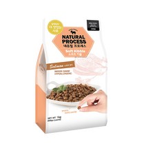 네츄럴프로세스 소프트키블 연어 1kg /말랑해서 맛있는 강아지사료, 1