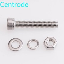 특수볼트M2M2.5M3 스테인레스 스틸 304 컵 헤드 육각 볼트 나사 너트 개스킷 세트 대형 전신 패드 조합 20, 03 M3_16 12mm