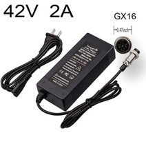 전동킥보드 충전기 42V 2A 5A 호버 보드 10S 리튬 모드 에어휠 전원 Jetson Razor 36V 전기 스쿠터 E200 E300 Gotrax, 에게
