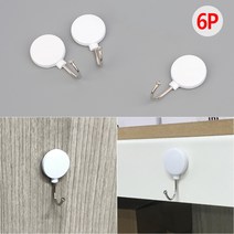양복 8평원룸 자취생으로 살아남기 화이트 바둑알 행거 옷걸이 모자 문 도어 6P, 단일, 도트블루