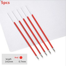 투명 실리콘 금형 말린 꽃 수지 장식 공예 DIY 볼펜 에폭시 쥬얼리 1 개, 5pcs red