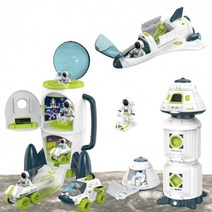 유인로켓 우주탐사 자동차 비행기 장난감 세트, 우주탐사4종세트