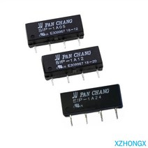 10 개/몫 새로운 릴레이 SIP-1A05 SIP 1A24 5V/12/24VD 1A 4PIN 정상 개방 리드 그룹, 01 5V