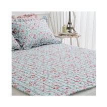 이솔홈 제니퍼 사계절 30수 워싱 광목 카페트 패드 Q, 카페트Q_그린