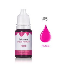 틴트용 신형 10ml 액체 색소 안료 염색 착색제 수유 양용 틴트 Diy 점액 사탕 베이킹 아이스크림 색상: 5, 상품 상세페이지 참조, 상품 상세페이지 참조