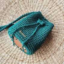 [라미니팅] 코바늘DIY 투웨이 미니 복조리백 패키지, 12, 1개