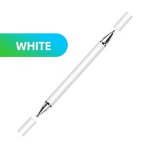 스마트폰터치펜안 몬 스타일러스 펜 Xiaomi 삼성 터치 스크린 펜 태블릿 드로잉 펜 볼펜 2 1 펜에 대 한 휴, 한개옵션1, 02 white